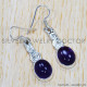 Amethyst 925 Sterling Silver Earrings (SJWE-235) Amethyst 925 Sterling Silver Earrings (SJWE-235)