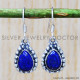 Lapis Lazuli 925 Sterling Silver Earrings (SJWE-238)