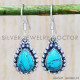 Turquoise 925 Sterling Silver Earrings (SJWE-241) Turquoise 925 Sterling Silver Earrings (SJWE-241)