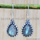 Labradorite 925 Sterling Silver Earrings (SJWE-243) Labradorite 925 Sterling Silver Earrings (SJWE-243)