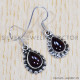 Garnet 925 Sterling Silver Earrings (SJWE-245) Garnet 925 Sterling Silver Earrings (SJWE-245)