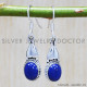 Lapis Lazuli 925 Sterling Silver Earrings (SJWE-257) Lapis Lazuli 925 Sterling Silver Earrings (SJWE-257)