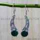 Malachite 925 Sterling Silver Earrings (SJWE-26)