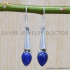 Lapis Lazuli 925 Sterling Silver Earrings (SJWE-261)