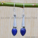 Lapis Lazuli 925 Sterling Silver Earrings (SJWE-261)