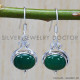 Green Onyx 925 Sterling Silver Earrings (SJWE-266) Green Onyx 925 Sterling Silver Earrings (SJWE-266)