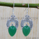 Green Onyx 925 Sterling Silver Earrings (SJWE-275) Green Onyx 925 Sterling Silver Earrings (SJWE-275)