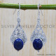 Lapis Lazuli 925 Sterling Silver Earrings (SJWE-276) Lapis Lazuli 925 Sterling Silver Earrings (SJWE-276)