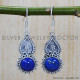 Lapis Lazuli 925 Sterling Silver Earrings (SJWE-279) Lapis Lazuli 925 Sterling Silver Earrings (SJWE-279)