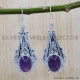 Amethyst 925 Sterling Silver Earrings (SJWE-281) Amethyst 925 Sterling Silver Earrings (SJWE-281)