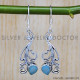 Chalcedony 925 Sterling Silver Earrings (SJWE-291)