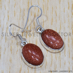 Sunstone 925 Sterling Silver Earrings (SJWE-297) Sunstone 925 Sterling Silver Earrings (SJWE-297)