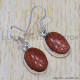 Royal Red Sunstone 925 Sterling Silver Jewelry New Earrings SJWE-297