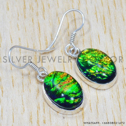 Opal 925 Sterling Silver Earrings (SJWE-302) Opal 925 Sterling Silver Earrings (SJWE-302)
