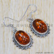 Amber 925 Sterling Silver Earrings (SJWE-306) Amber 925 Sterling Silver Earrings (SJWE-306)
