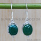 Green Onyx 925 Sterling Silver Earrings (SJWE-321) Green Onyx 925 Sterling Silver Earrings (SJWE-321)