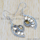 Citrine 925 Sterling Silver Earrings (SJWE-327) Citrine 925 Sterling Silver Earrings (SJWE-327)