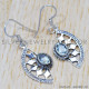 Blue Topaz 925 Sterling Silver Earrings (SJWE-330) Blue Topaz 925 Sterling Silver Earrings (SJWE-330)