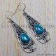 Turquoise 925 Sterling Silver Earrings (SJWE-34) Turquoise 925 Sterling Silver Earrings (SJWE-34)