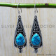 Turquoise 925 Sterling Silver Earrings (SJWE-34) Turquoise 925 Sterling Silver Earrings (SJWE-34)