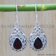 Garnet 925 Sterling Silver Earrings (SJWE-345) Garnet 925 Sterling Silver Earrings (SJWE-345)