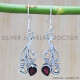 Garnet 925 Sterling Silver Earrings (SJWE-351) Garnet 925 Sterling Silver Earrings (SJWE-351)