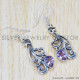 Amethyst 925 Sterling Silver Earrings (SJWE-352) Amethyst 925 Sterling Silver Earrings (SJWE-352)