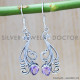 Amethyst 925 Sterling Silver Earrings (SJWE-352) Amethyst 925 Sterling Silver Earrings (SJWE-352)