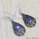 Amethyst 925 Sterling Silver Earrings (SJWE-362) Amethyst 925 Sterling Silver Earrings (SJWE-362)
