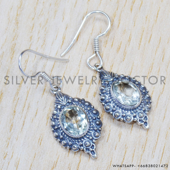 925 Sterling Silver Earrings (SJWE-390) 925 Sterling Silver Earrings (SJWE-390)