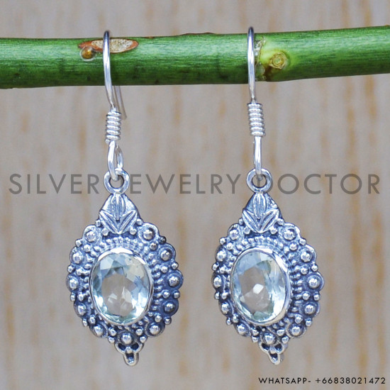 925 Sterling Silver Earrings (SJWE-390) 925 Sterling Silver Earrings (SJWE-390)