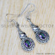 Mystic Topaz 925 Sterling Silver Earrings (SJWE-407) Mystic Topaz 925 Sterling Silver Earrings (SJWE-407)