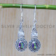 Mystic Topaz 925 Sterling Silver Earrings (SJWE-407) Mystic Topaz 925 Sterling Silver Earrings (SJWE-407)
