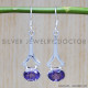 Amethyst 925 Sterling Silver Earrings (SJWE-412) Amethyst 925 Sterling Silver Earrings (SJWE-412)