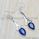Sapphire 925 Sterling Silver Earrings (SJWE-413) Sapphire 925 Sterling Silver Earrings (SJWE-413)