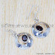 Garnet 925 Sterling Silver Earrings (SJWE-415) Garnet 925 Sterling Silver Earrings (SJWE-415)