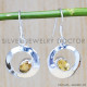 Citrine 925 Sterling Silver Earrings (SJWE-416) Citrine 925 Sterling Silver Earrings (SJWE-416)