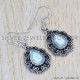 Rainbow Moonstone 925 Sterling Silver Earrings (SJWE-417) Rainbow Moonstone 925 Sterling Silver Earrings (SJWE-417)