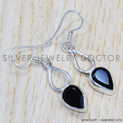 Garnet 925 Sterling Silver Earrings (SJWE-427)