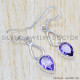 Amethyst 925 Sterling Silver Earrings (SJWE-429) Amethyst 925 Sterling Silver Earrings (SJWE-429)