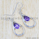Amethyst 925 Sterling Silver Earrings (SJWE-430) Amethyst 925 Sterling Silver Earrings (SJWE-430)