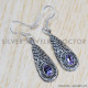 Amethyst 925 Sterling Silver Earrings (SJWE-435) Amethyst 925 Sterling Silver Earrings (SJWE-435)