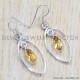 Citrine 925 Sterling Silver Earrings (SJWE-462) Citrine 925 Sterling Silver Earrings (SJWE-462)