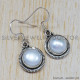 Pearl 925 Sterling Silver Earrings (SJWE-47) Pearl 925 Sterling Silver Earrings (SJWE-47)