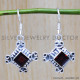 Garnet 925 Sterling Silver Earrings (SJWE-475) Garnet 925 Sterling Silver Earrings (SJWE-475)