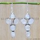 Rainbow Moonstone 925 Sterling Silver Earrings (SJWE-483) Rainbow Moonstone 925 Sterling Silver Earrings (SJWE-483)