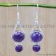 Amethyst 925 Sterling Silver Earrings (SJWE-484) Amethyst 925 Sterling Silver Earrings (SJWE-484)