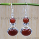 Carnelian 925 Sterling Silver Earrings (SJWE-485) Carnelian 925 Sterling Silver Earrings (SJWE-485)