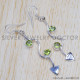Peridot 925 Sterling Silver Earrings (SJWE-489) Peridot 925 Sterling Silver Earrings (SJWE-489)