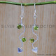 Peridot 925 Sterling Silver Earrings (SJWE-489) Peridot 925 Sterling Silver Earrings (SJWE-489)